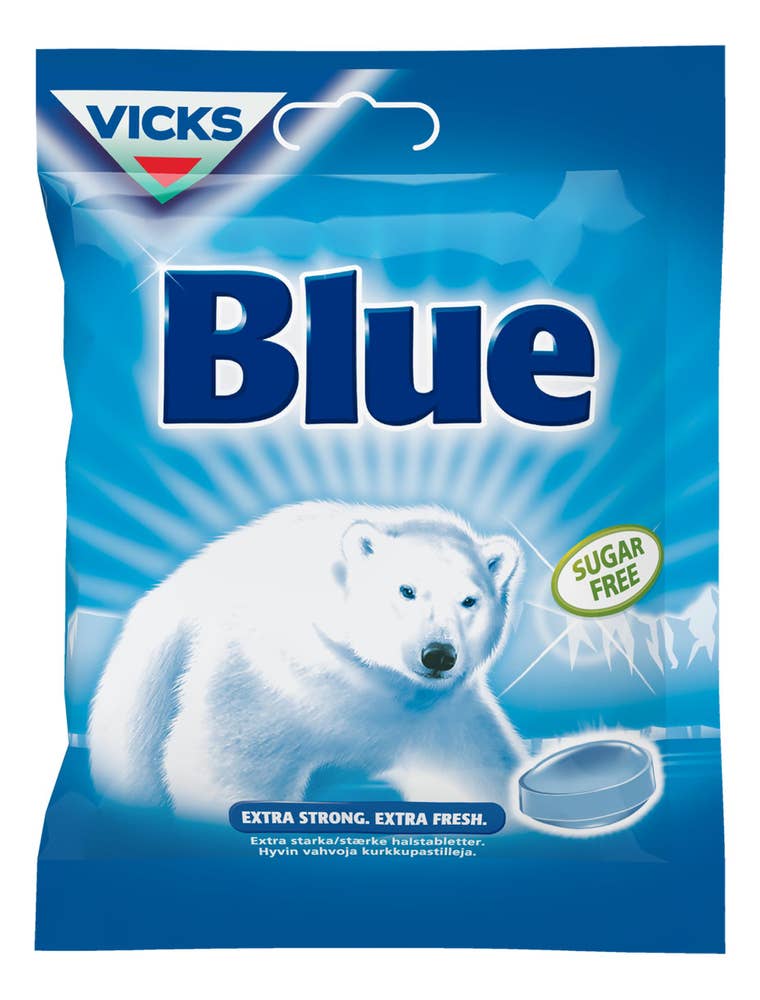Vicks Blue Sockerfri Vicks