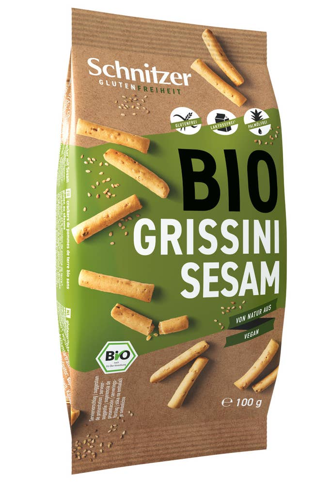 Schnitzer Grissini Sesam Glutenfri EKO