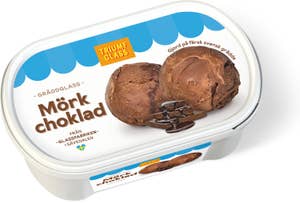 Triumf Glass Gräddglass Mörk Choklad