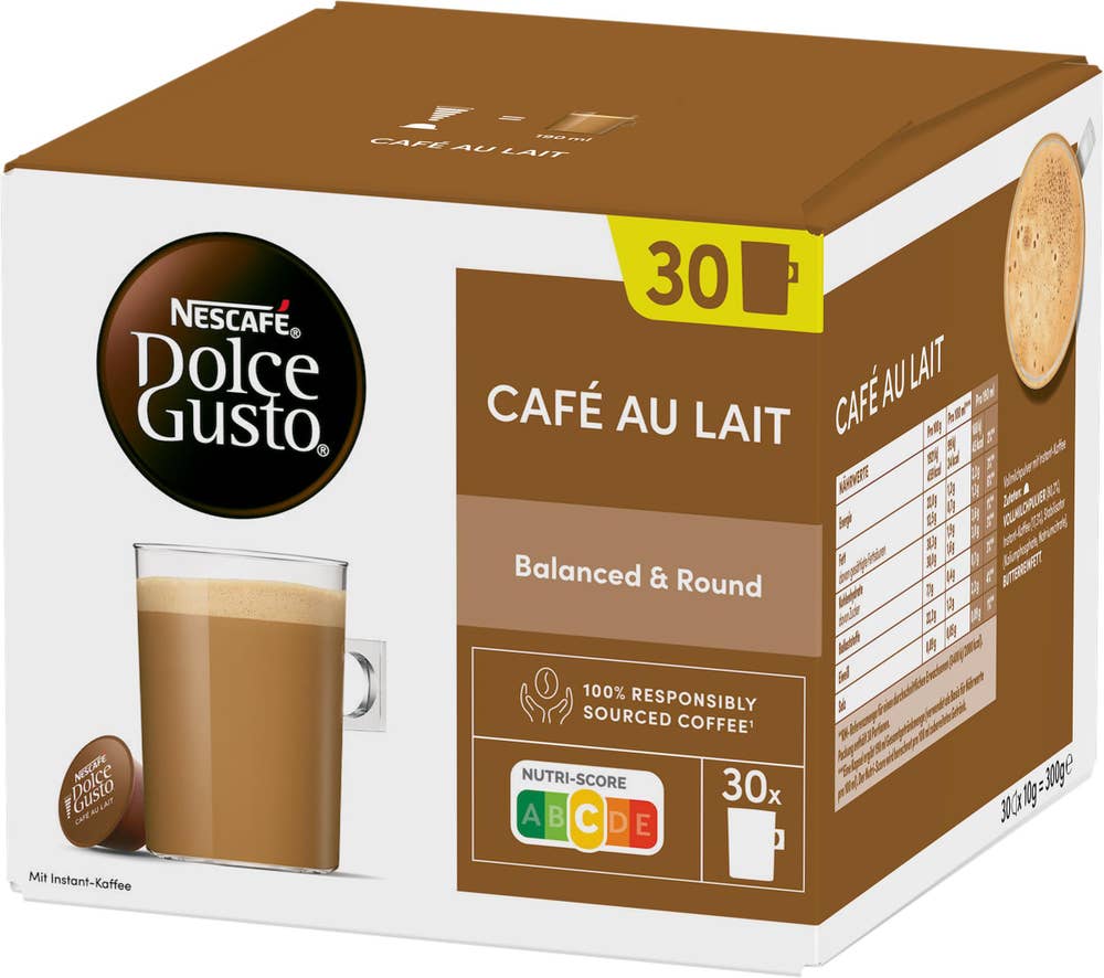 Dolce Gusto Kaffekapslar Au Lait Nescafé