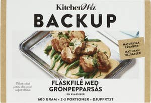 Backup Fläskfilé med Grönpepparsås 2-3 Port Fryst