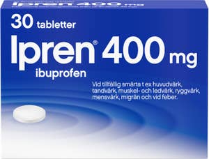 Ipren Ibuprofen 400mg Filmdragerad Tablett