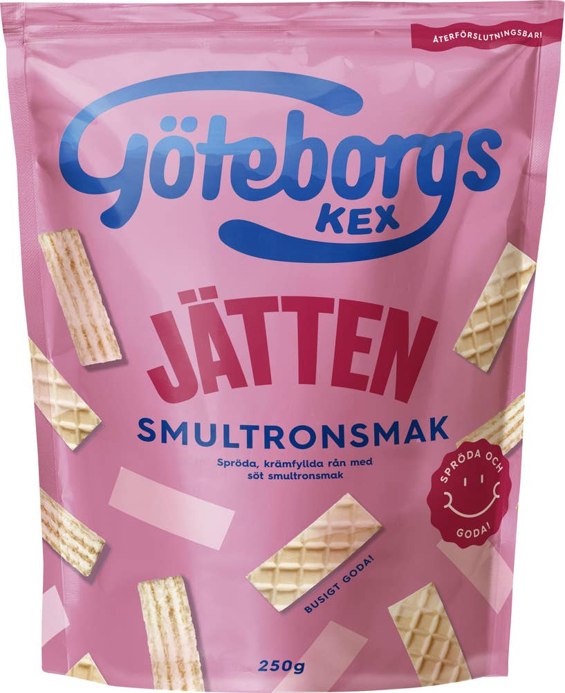 Kex Jätten Smultronsmak Göteborgs