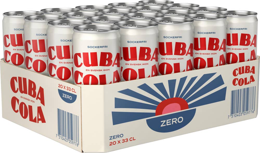 Cuba Cola Zero 20x33cl