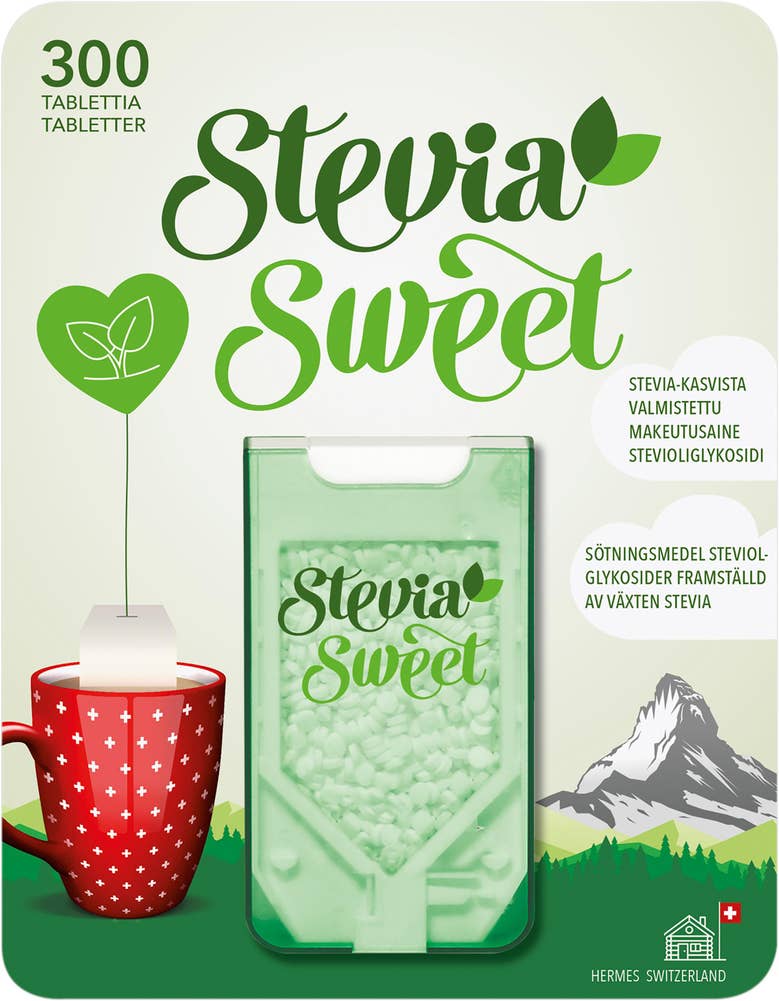 Ej sorterad Sötningsmedel Stevia 300st Hermesetas