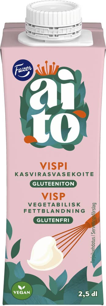 Fazer Aito Vispbar Havre Glutenfri 250ml Fazer Aito