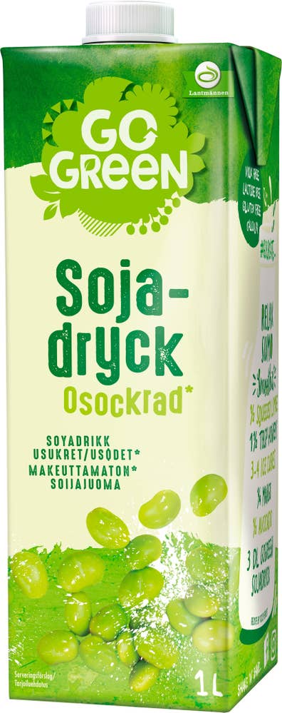 Ej sorterad Sojadryck Naturell 1L Gogreen