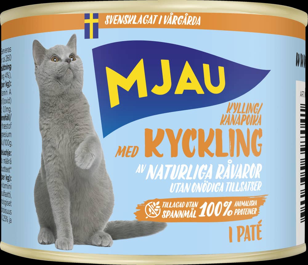 Mjau Kattmat Kyckling i Paté