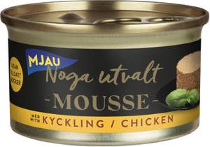 Mjau Kattmat Mousse Kyckling