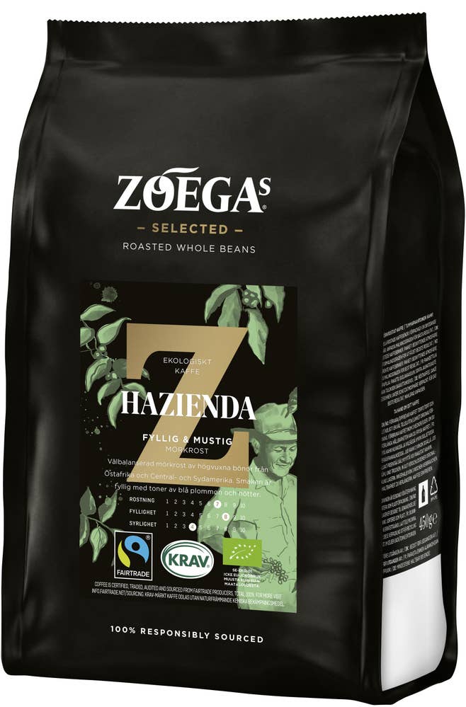 ZOÉGAS Kaffebönor Hazienda EKO/KRAV/Fairtrade
