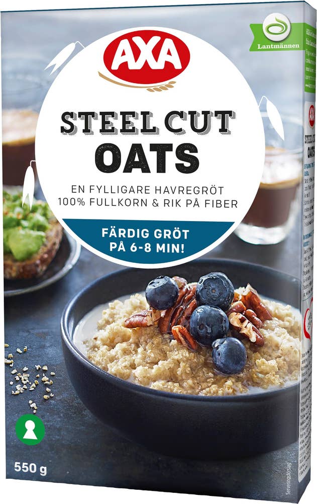 AXA Havregryn Steel Cut