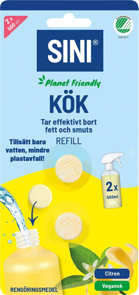 Sini Rengöringstablett Kök Refill