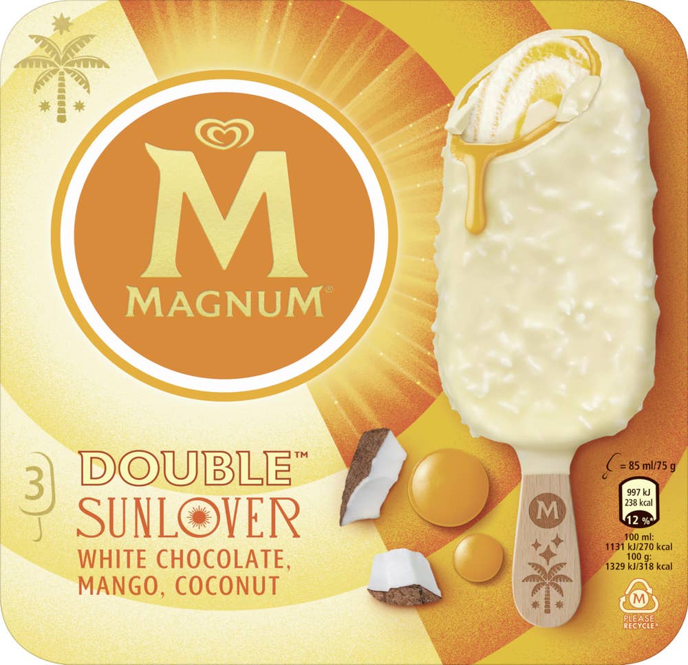 Magnum Glass Double Sunlover 3-p