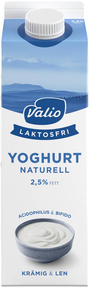 Valio Yoghurt Naturell Laktosfri 2,5%