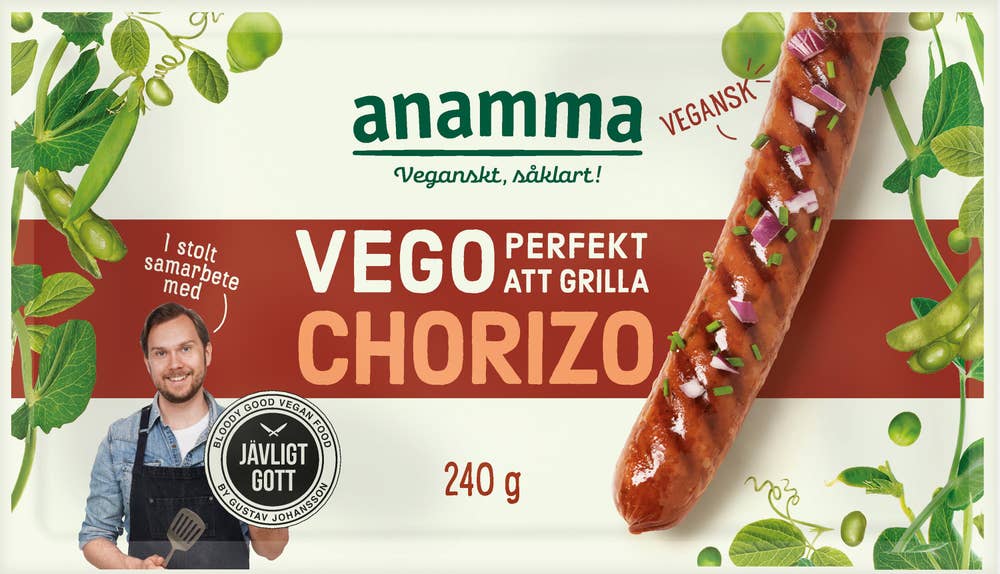 Anamma Vegochorizo Fryst Anamma