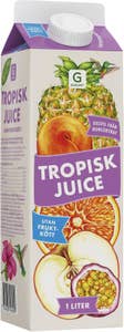 Garant Juice Tropisk utan fruktkött