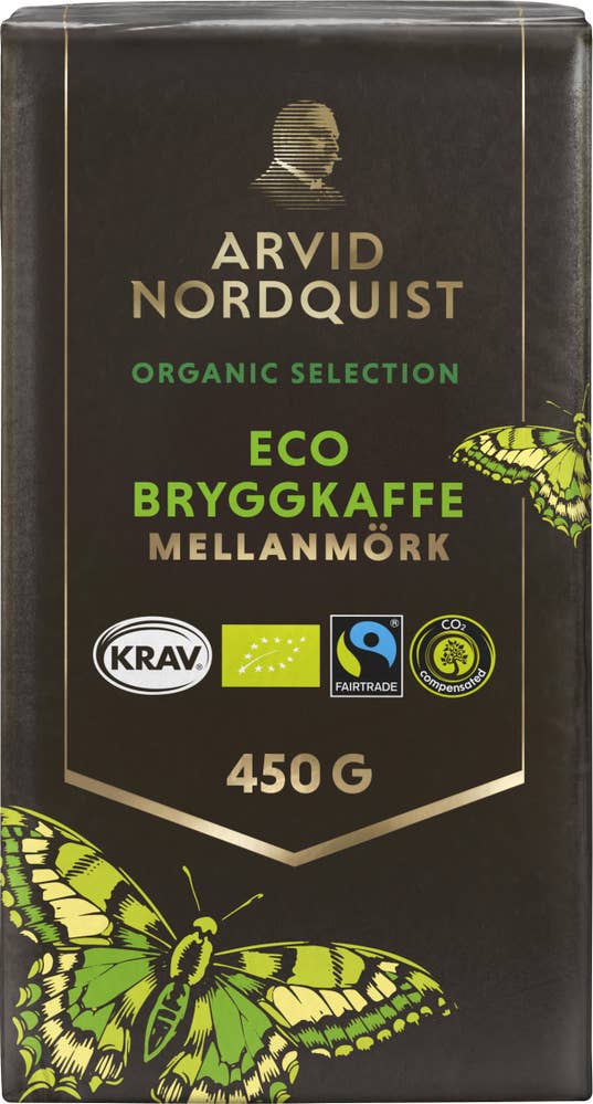 Arvid Nordquist Eco Bryggkaffe Mellanmörk EKO/KRAV/Fairtrade