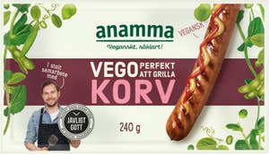 Anamma Vegokorv Fryst 240g Anamma