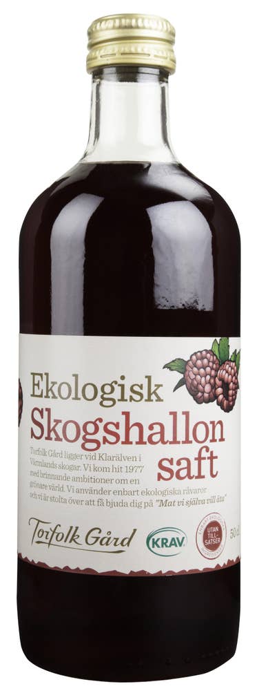 Torfolk Gård Saft Skogshallon KRAV Torfolk Gård