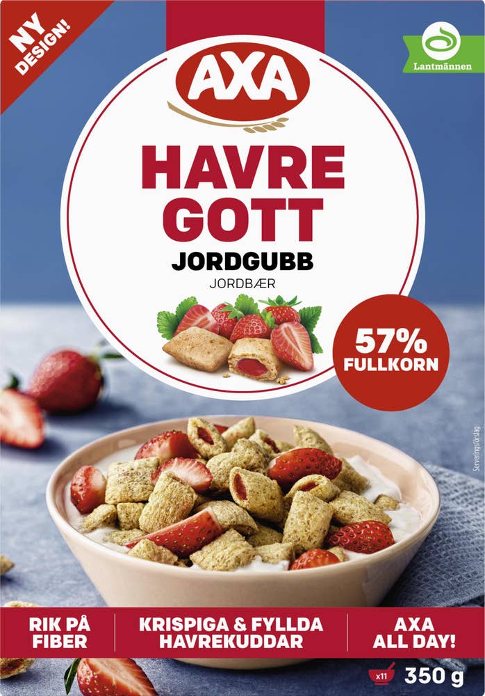 AXA Flingor Havregott Jordgubb