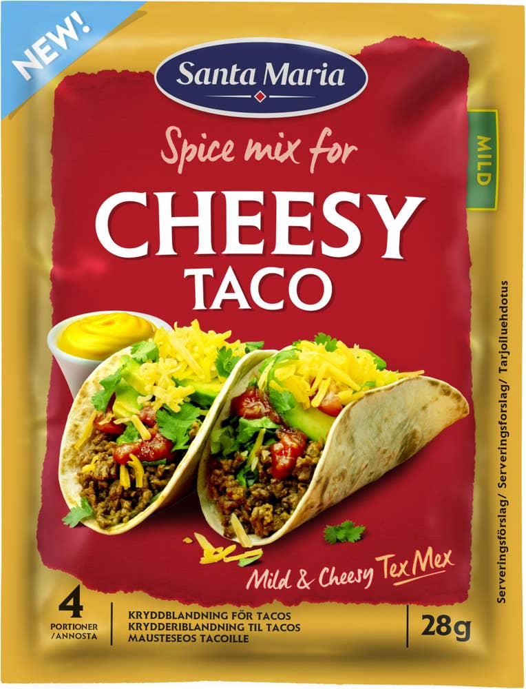 Santa Maria Kryddmix Cheesy Taco