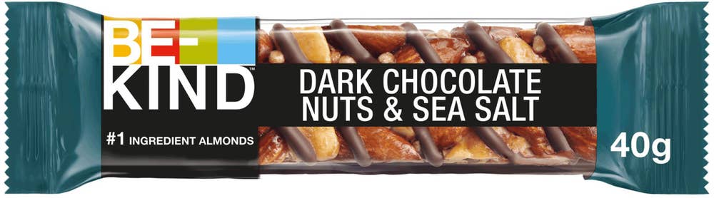 BE-KIND Nötbar Mörk Choklad & Havssalt