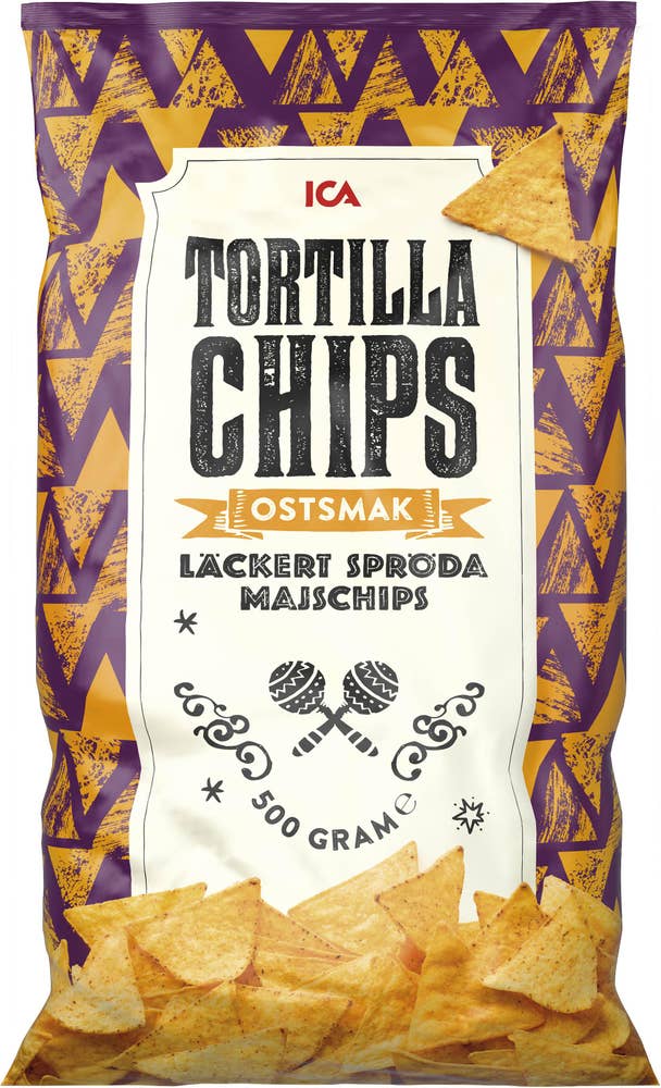 Ej sorterad Tortillachips Cheese Ica