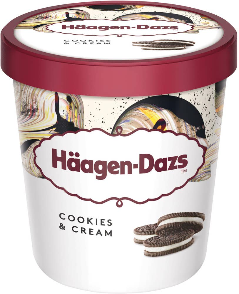 Häagen-Dazs Glass Cookies & Cream