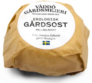 Väddö Gårdsmejeri Gårdsost Mellanlagrad EKO/KRAV