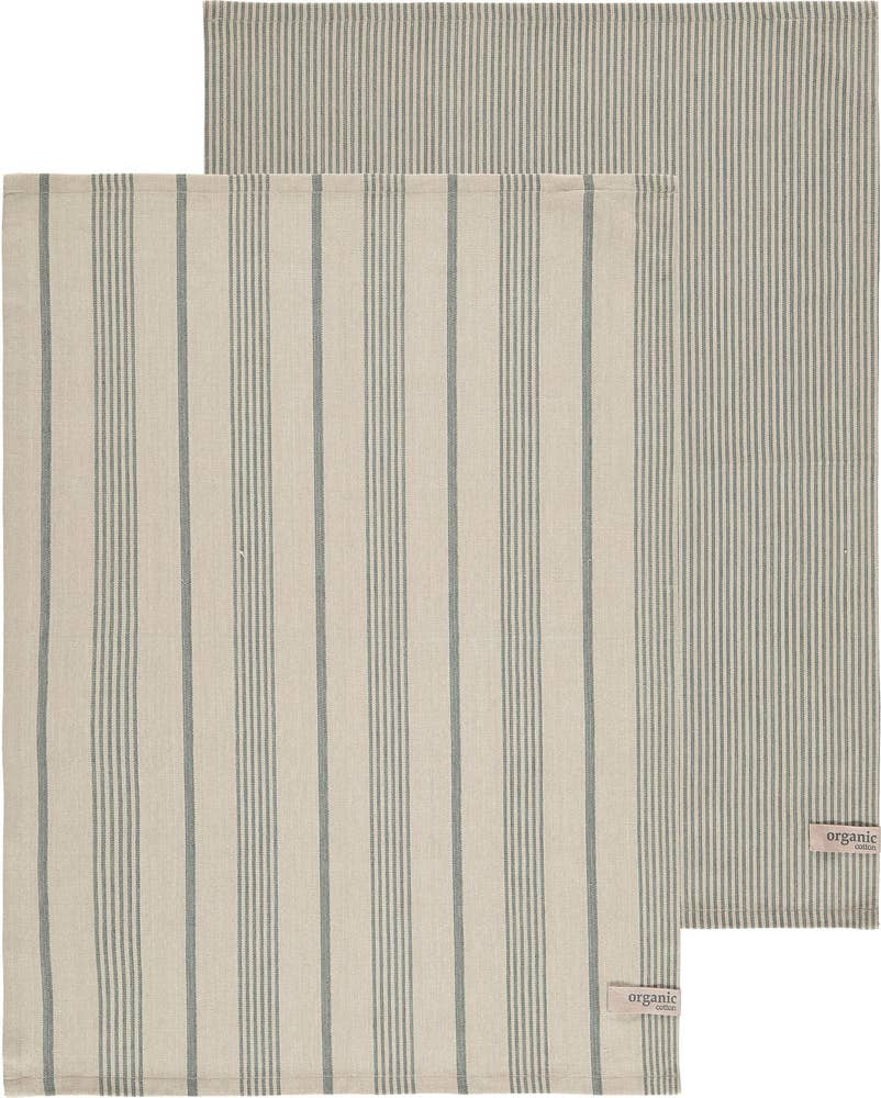 Noble House Kökshandduk Ella Light Linen Beige EKO 2-p Noble House