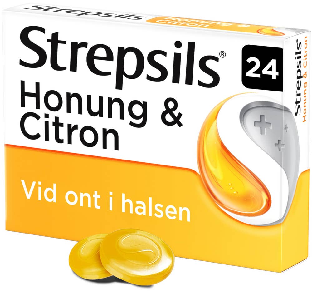 Strepsils Sugtablett Honung & Citron Diklorobensylalkohol/Amylmetakresol