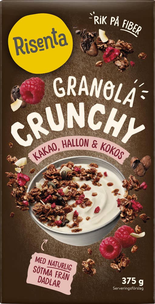 Risenta Granola Kakao, Hallon och Kokos