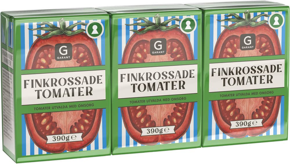 Finkrossade Tomater 3-p