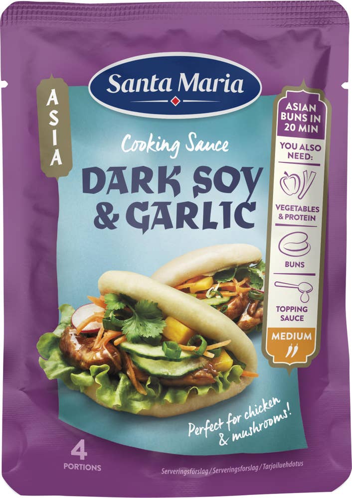 Santa Maria Cooking Sauce Dark Soy & Garlic