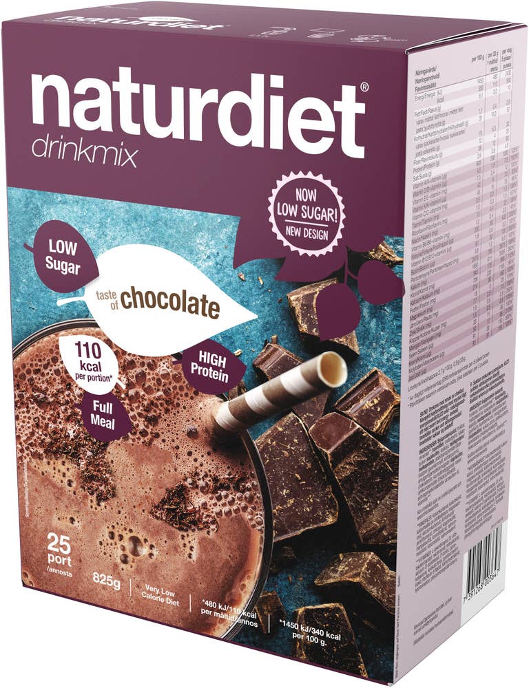 Naturdiet Chokladpulver 25-pack Naturdiet