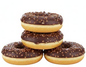 Donut Worry Be Happy Donut Choklad