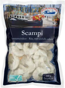 Polar Seafood Scampi Rå Fryst ASC