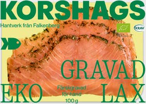 Korshags Gravad Lax Skivad EKO/KRAV