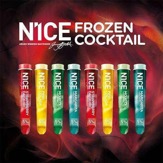 N1ce Cocktail Glass Cocktail Mix 5% Alkohol Fryst 8-p N1ce Cocktail