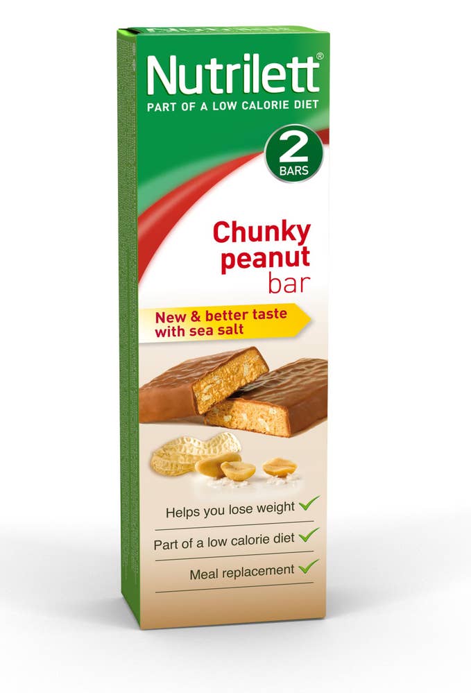 Nutrilett Bar Jordnötter/Choklad 2-p Nutrilett