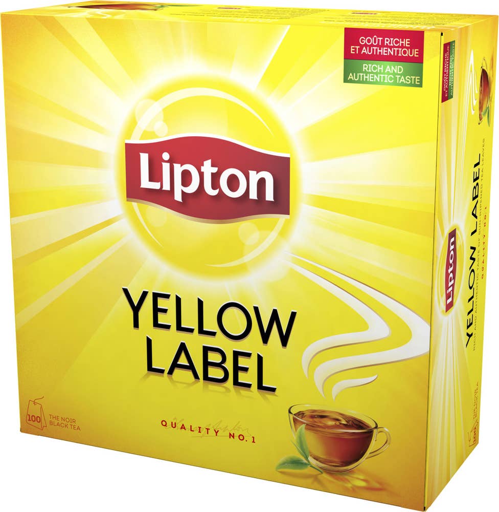 Lipton Svart Te Yellow Label 100-p Lipton