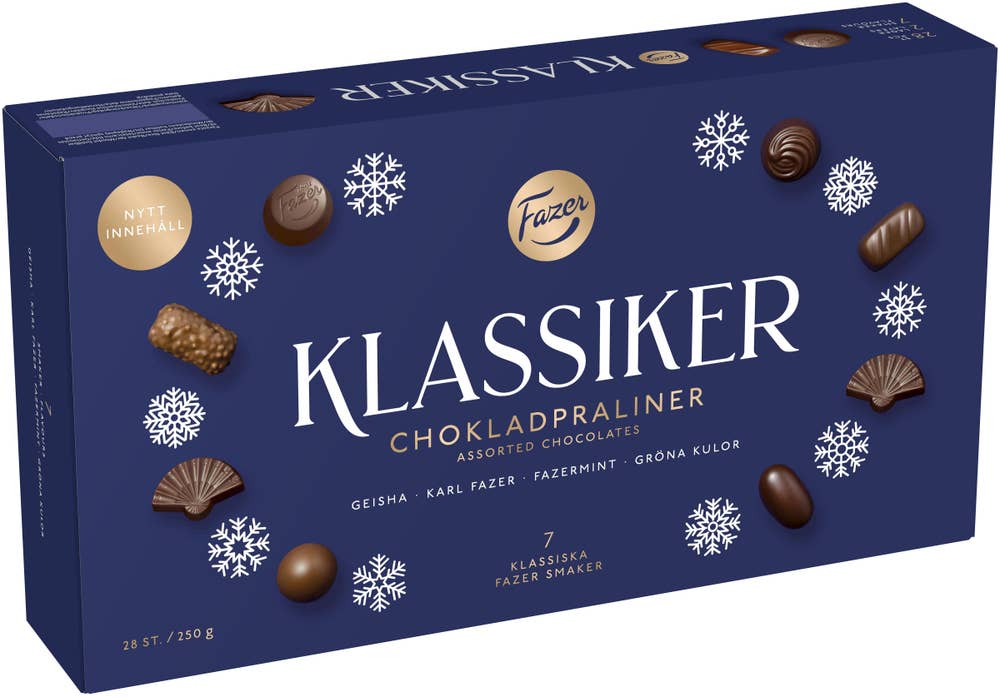 Fazer Chokladpraliner Klassiker Ask