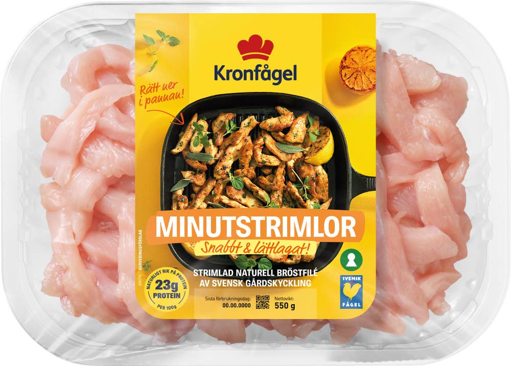 Minutstrimlor Kycklingfilé