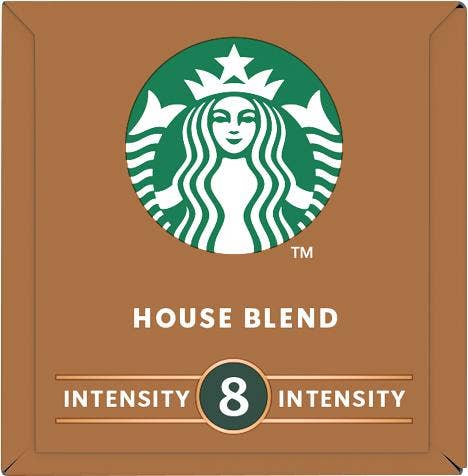 STARBUCKS House Blend Lungo 8 Kaffekapslar