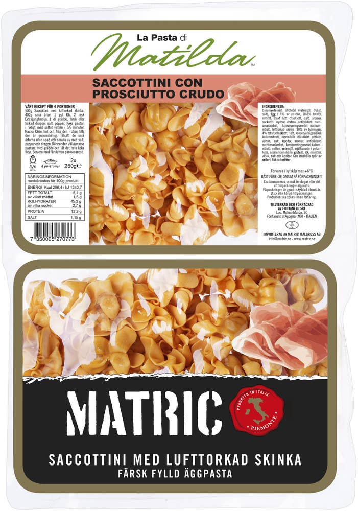 Matric Tortelini med prosciutto Matric