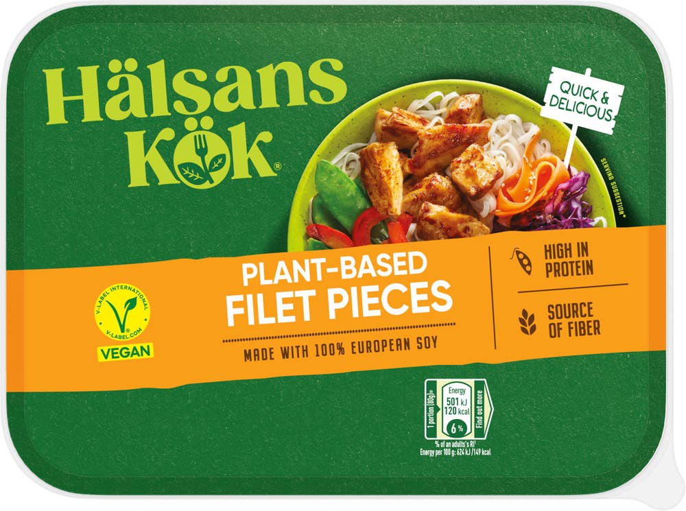 Hälsans Kök Filet Pieces Vegan Fryst