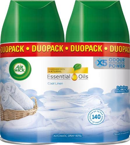 Air Wick Doftspray Refill Cool Linen Duo 2x250ml