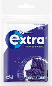 Extra Tuggummi Professional Strong Mint Sockerfri
