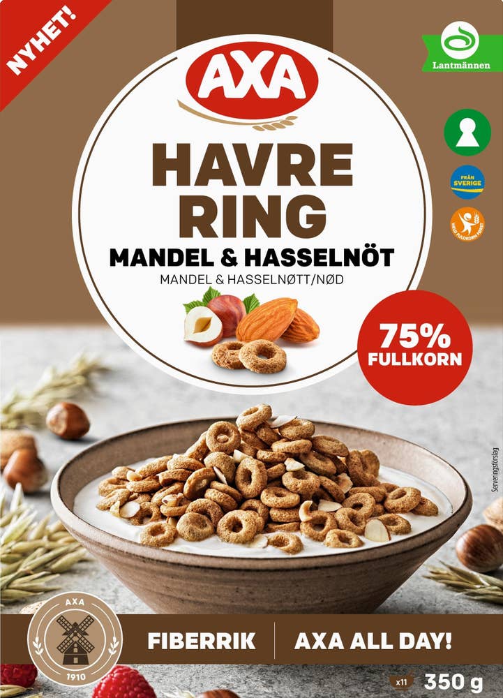 AXA Flingor Havrering Mandel & Hasselnöt