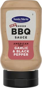 Santa Maria BBQ Sauce Garlic & Black Pepper